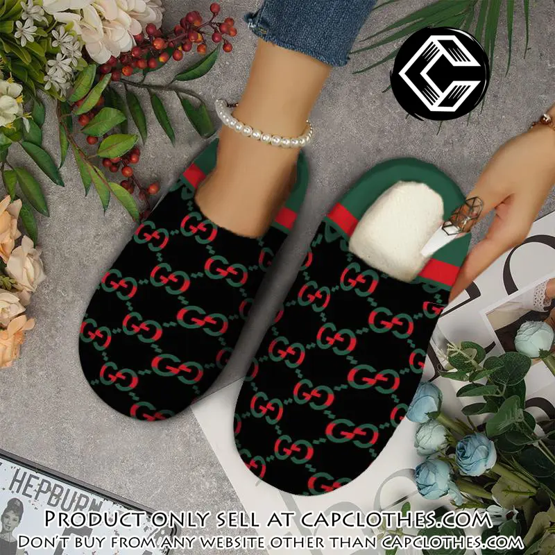 Gucci fleece slippers luxury inhouse slippers ihs1005 cc0125319